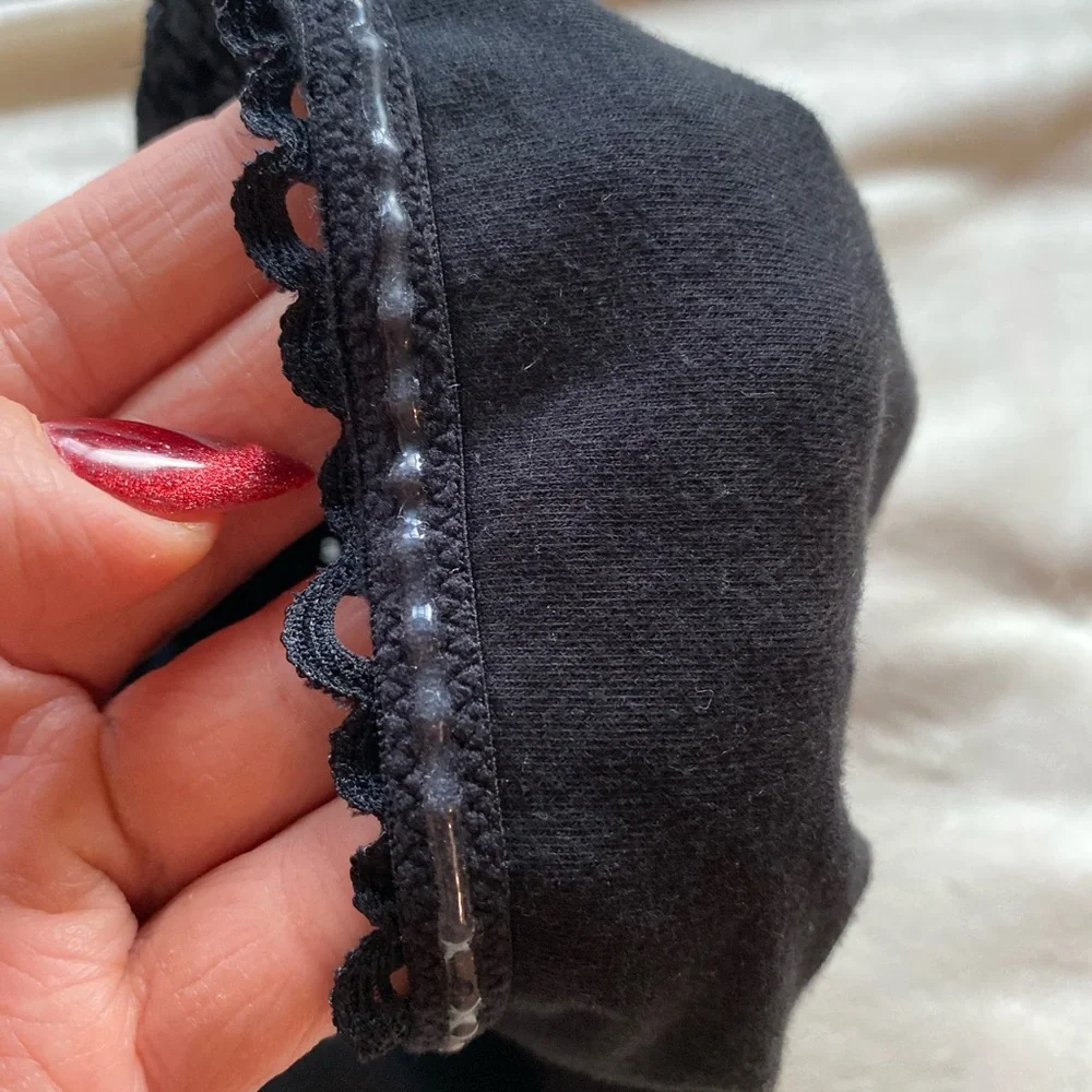 Aerie Black Lace Bandeau - Picture 5 of 6